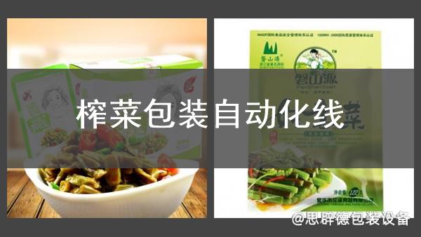 榨菜包裝自動化線